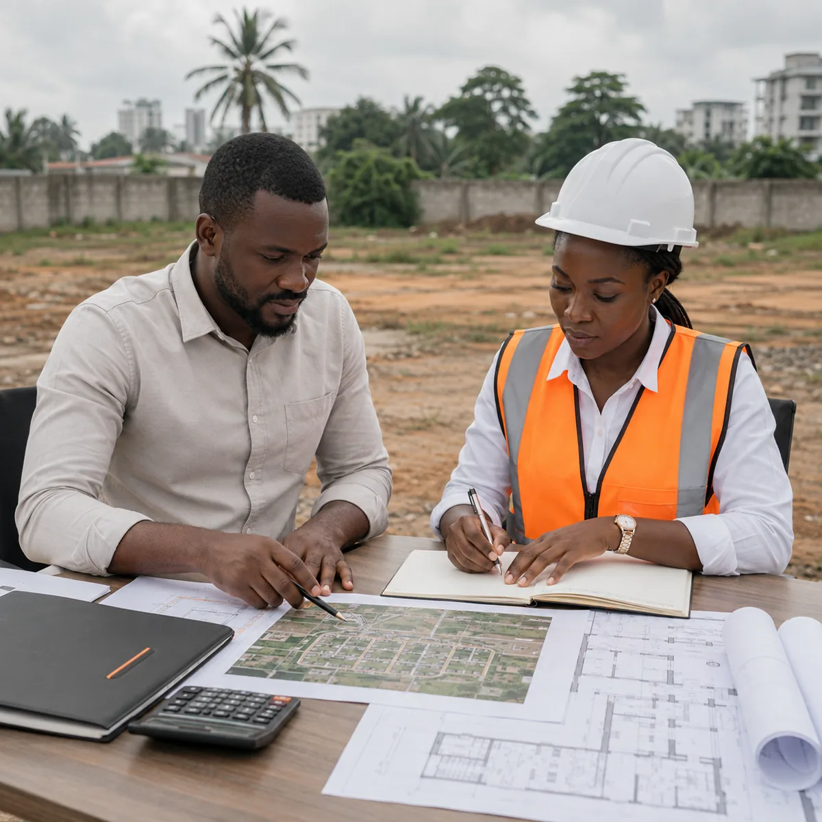Préparation d'un projet de construction à Abidjan avant la demande de devis